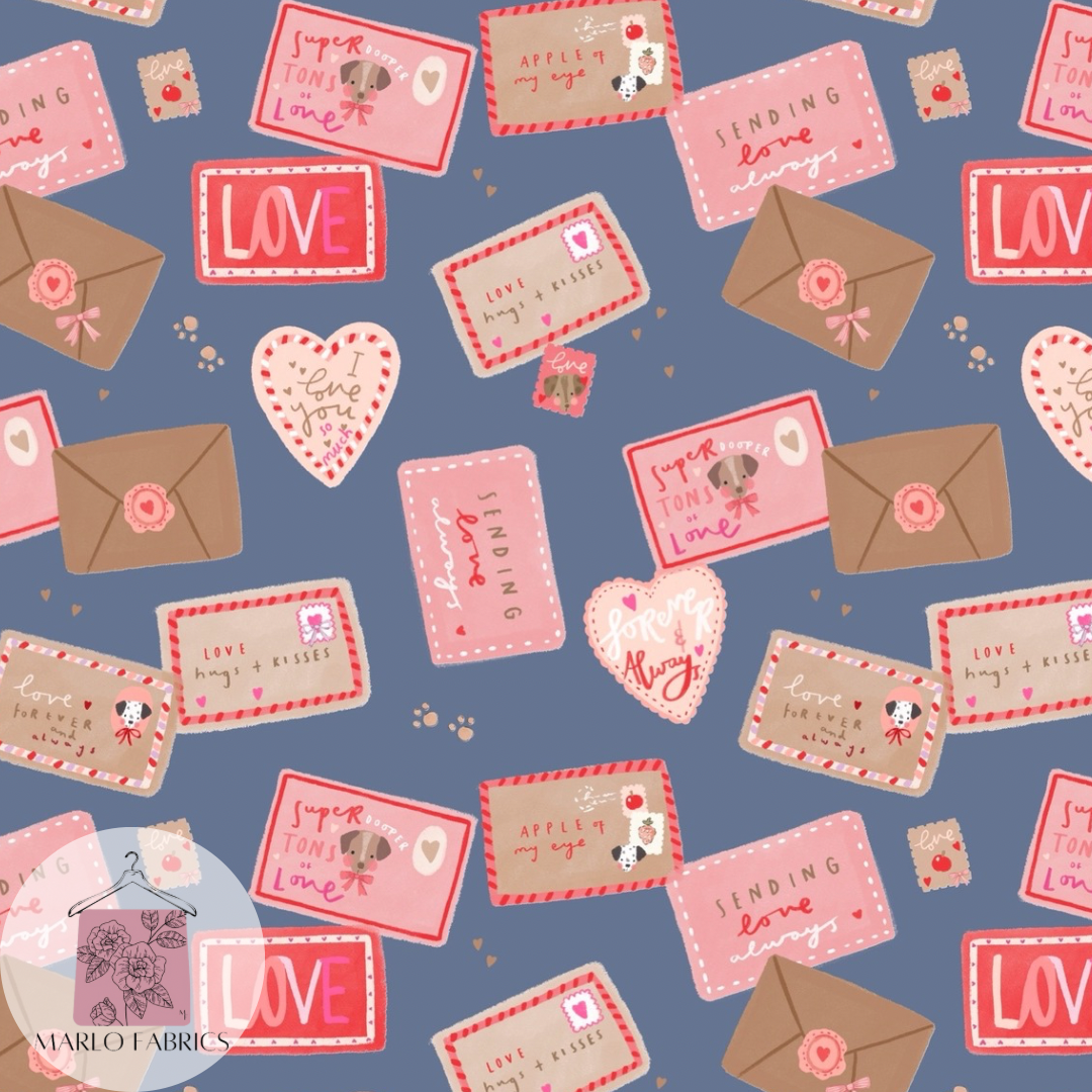 Love Letters - Navy - Pre Order 881