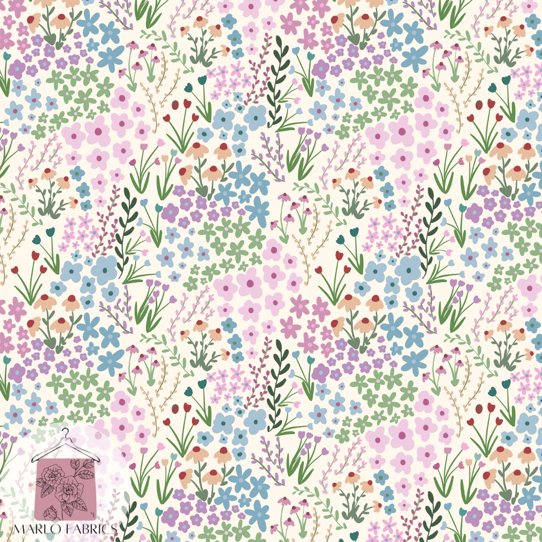 Wren Floral - Lilac - Pre Order 877