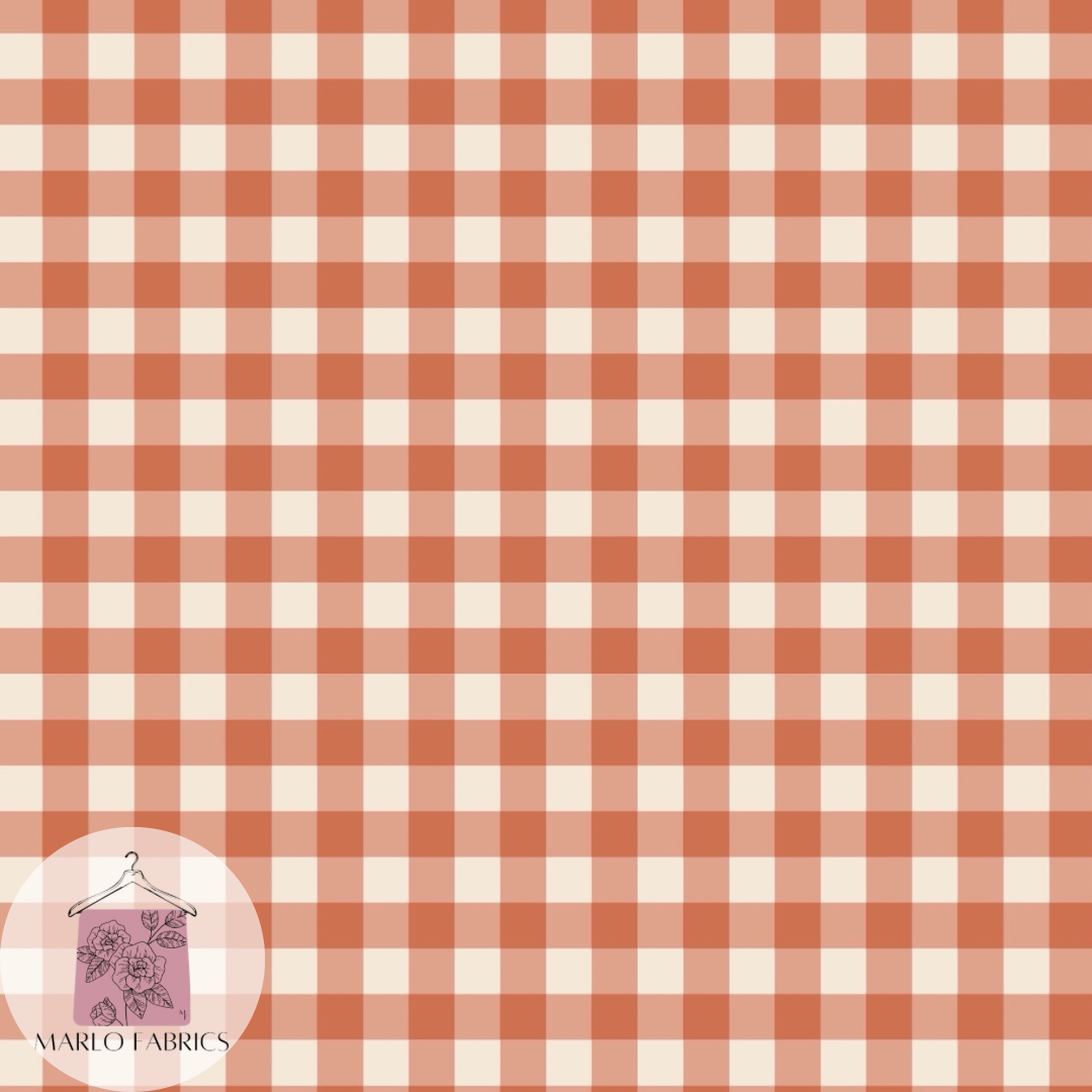 Rust Gingham - Pre Order 922