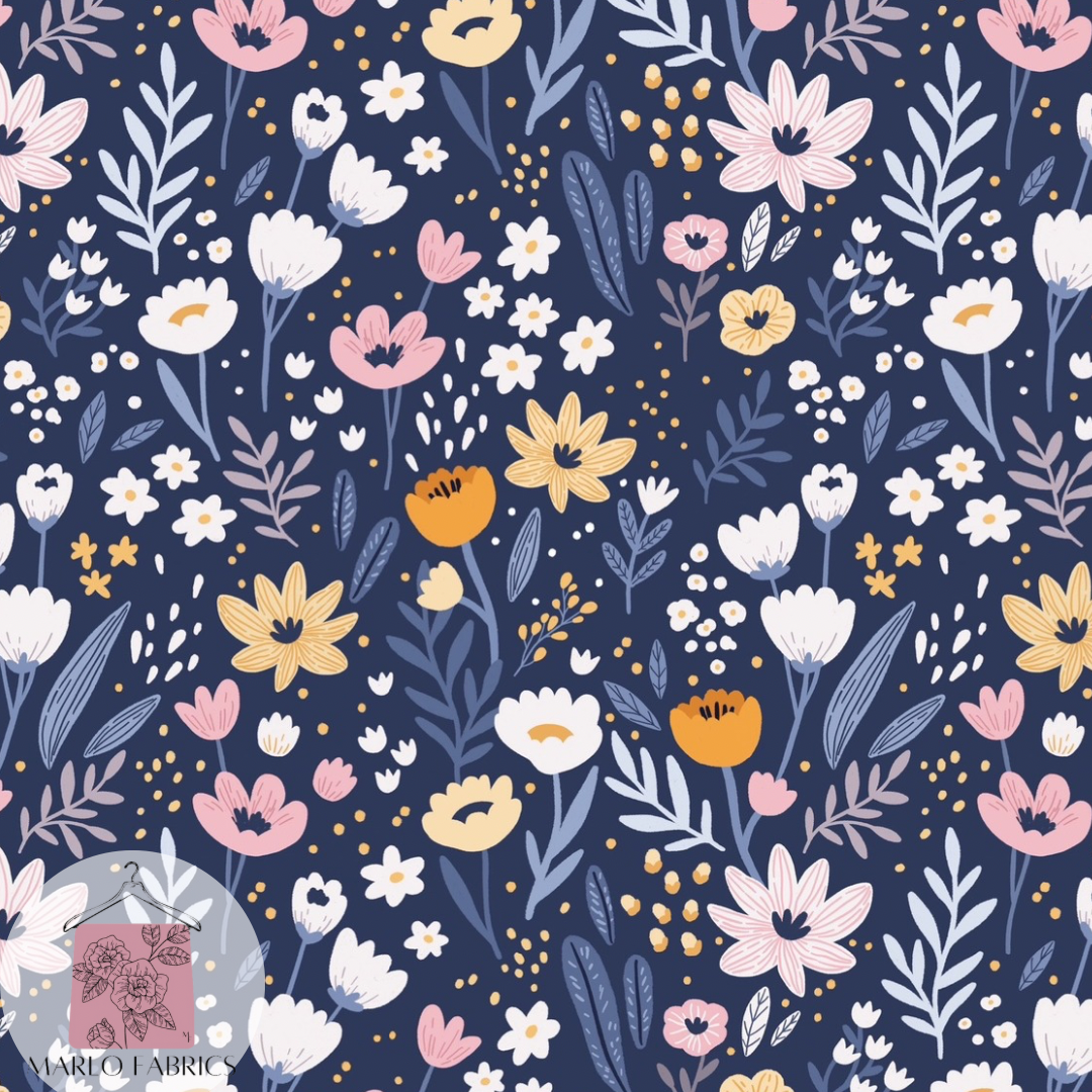 Whimsy Floral - Dark - Pre Order 738