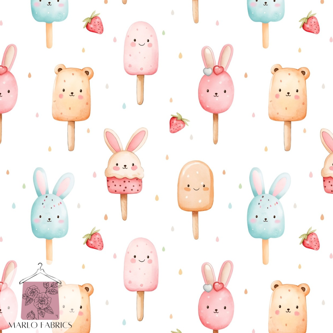 Cute Icecreams - White - Order 751