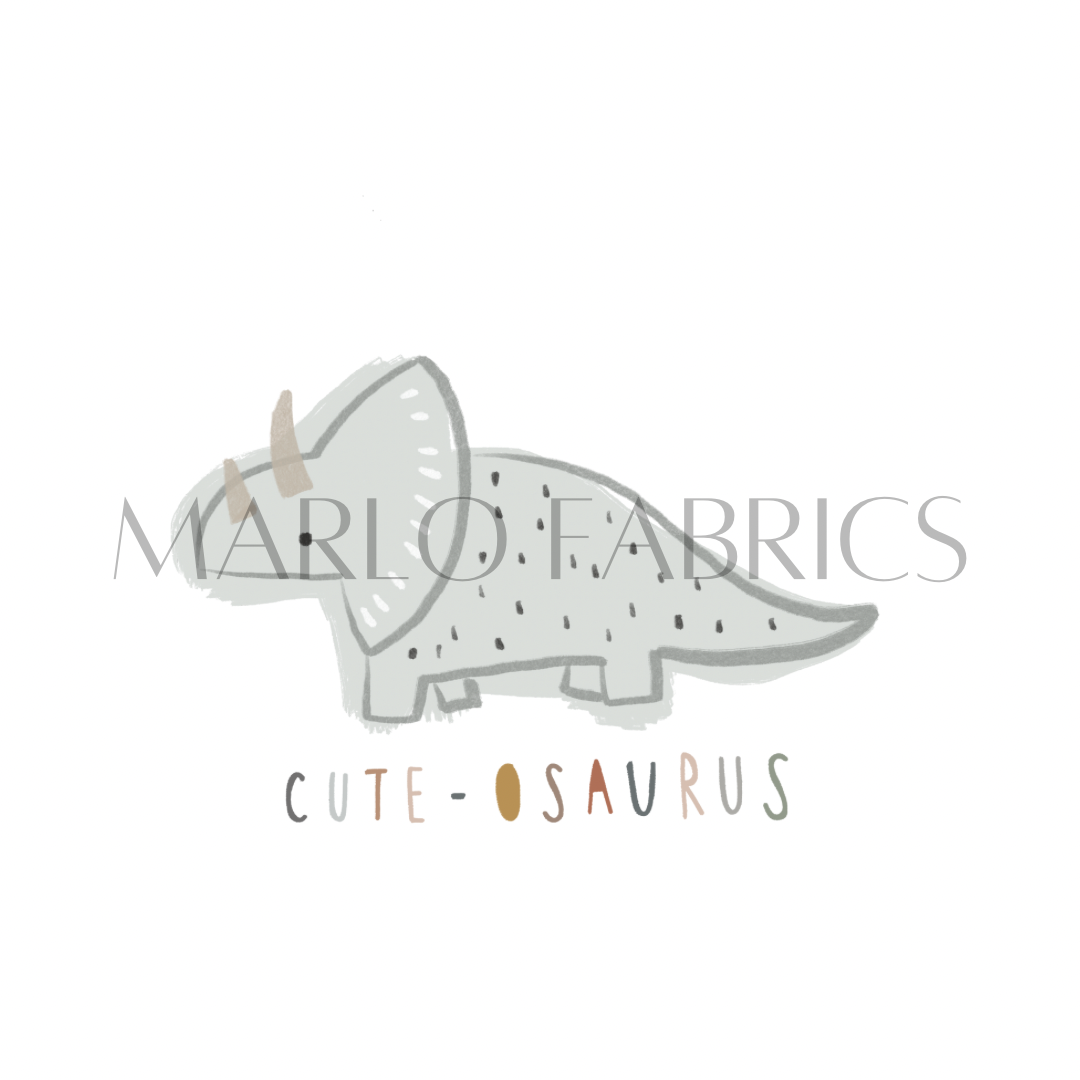 Cute-osaurus - Blue - Heat Transfer