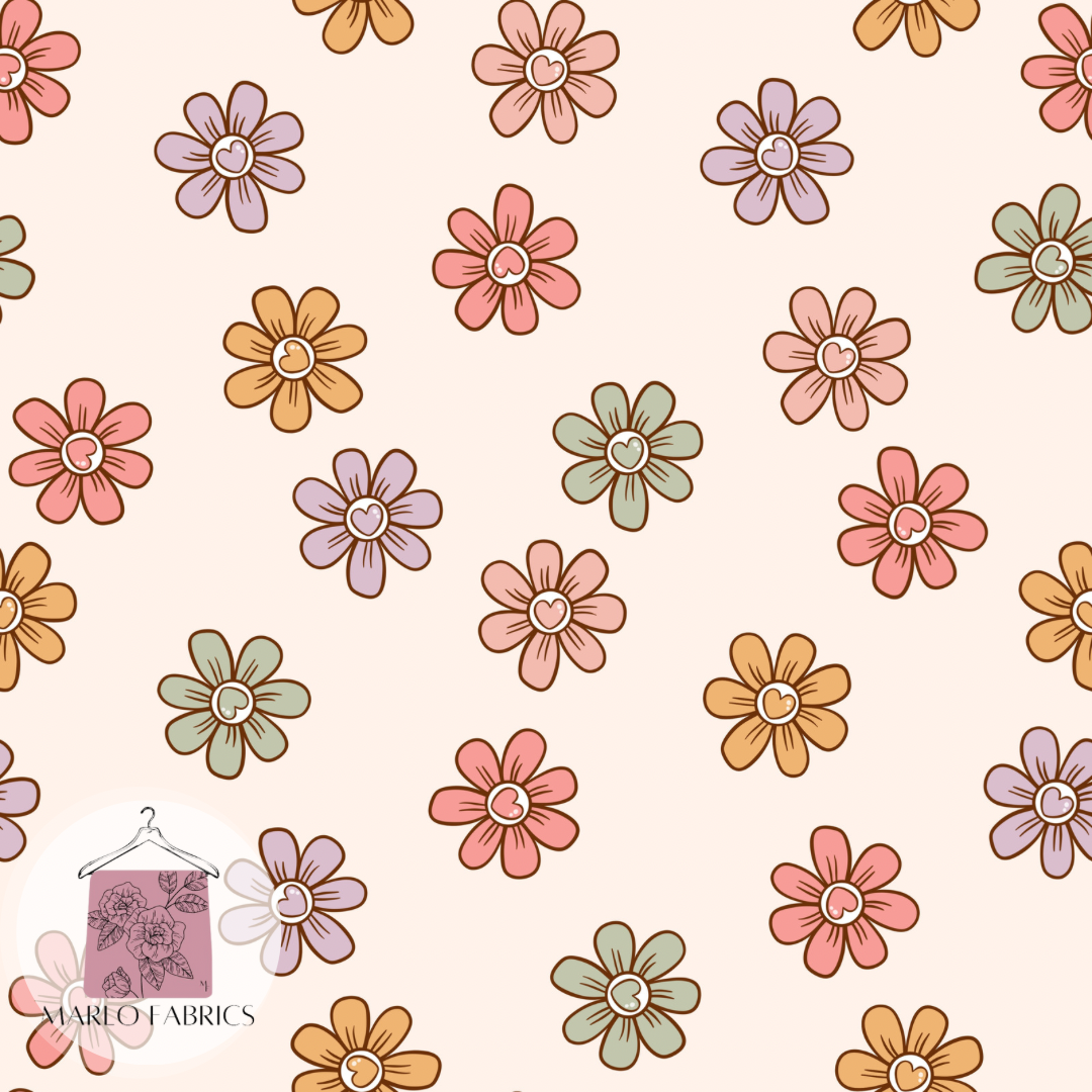 Retro Pastel Daisies - Pre Order 487