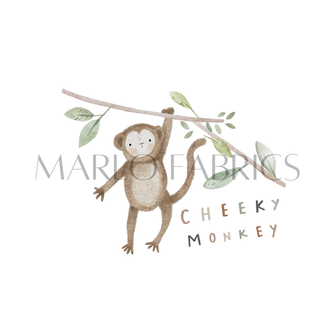Cheeky Monkey - Heat Transfer - IN STOCK