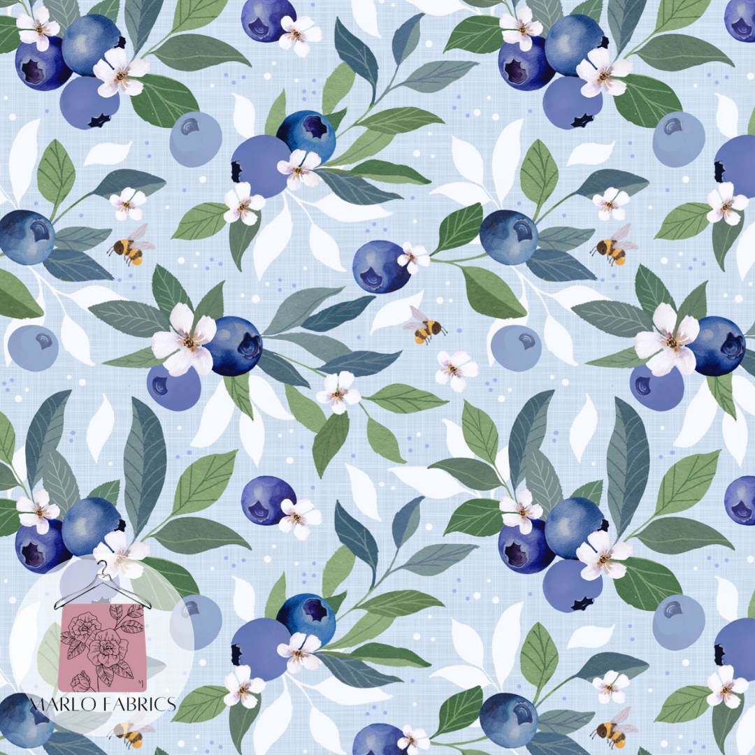 Blueberries - Sky - Pre Order 515