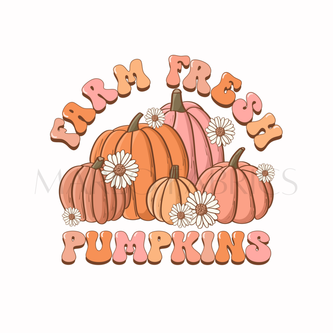 Farm Fresh Pumpkins 1 Heat Transfer