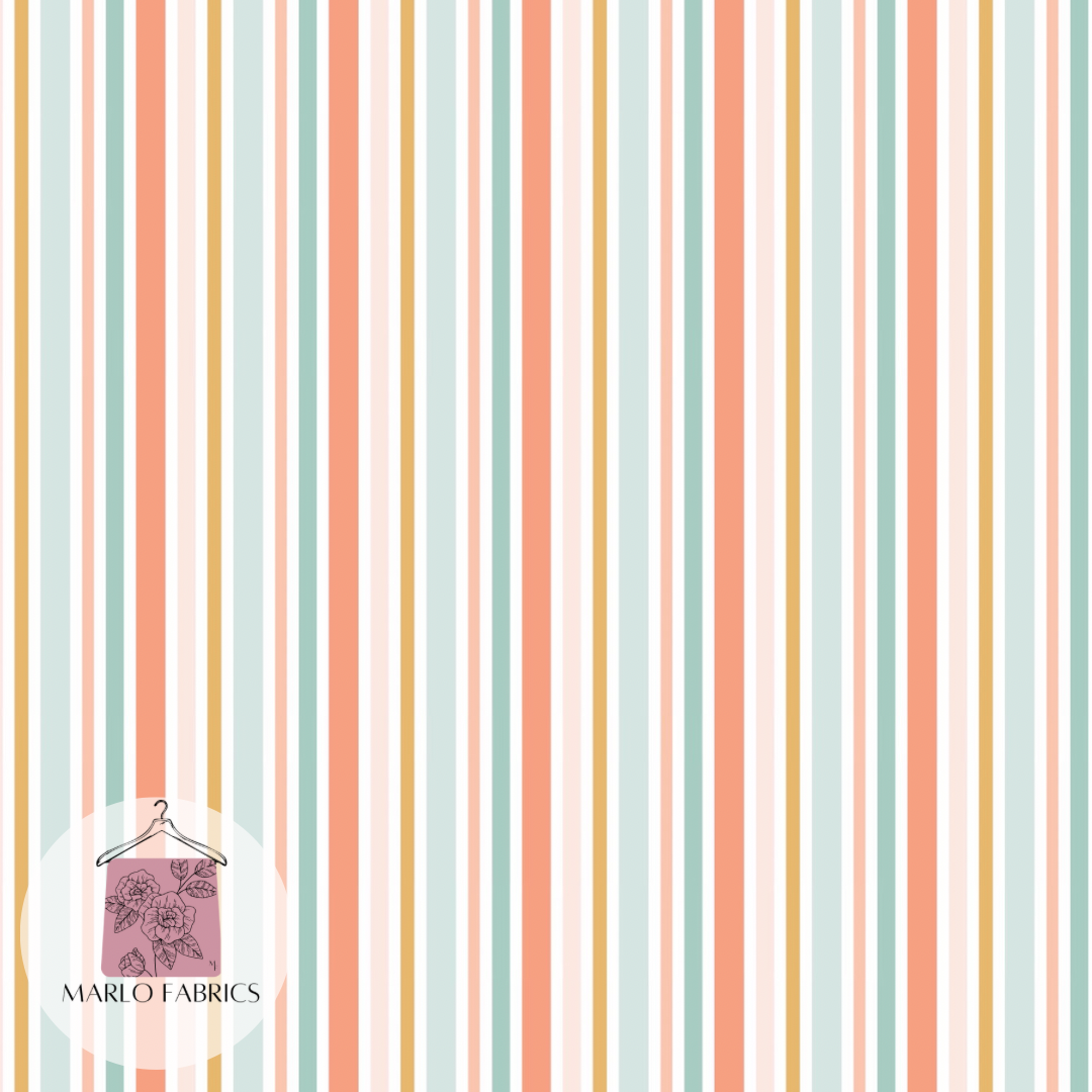 Coral Stripes Vertical - Pre Order 203