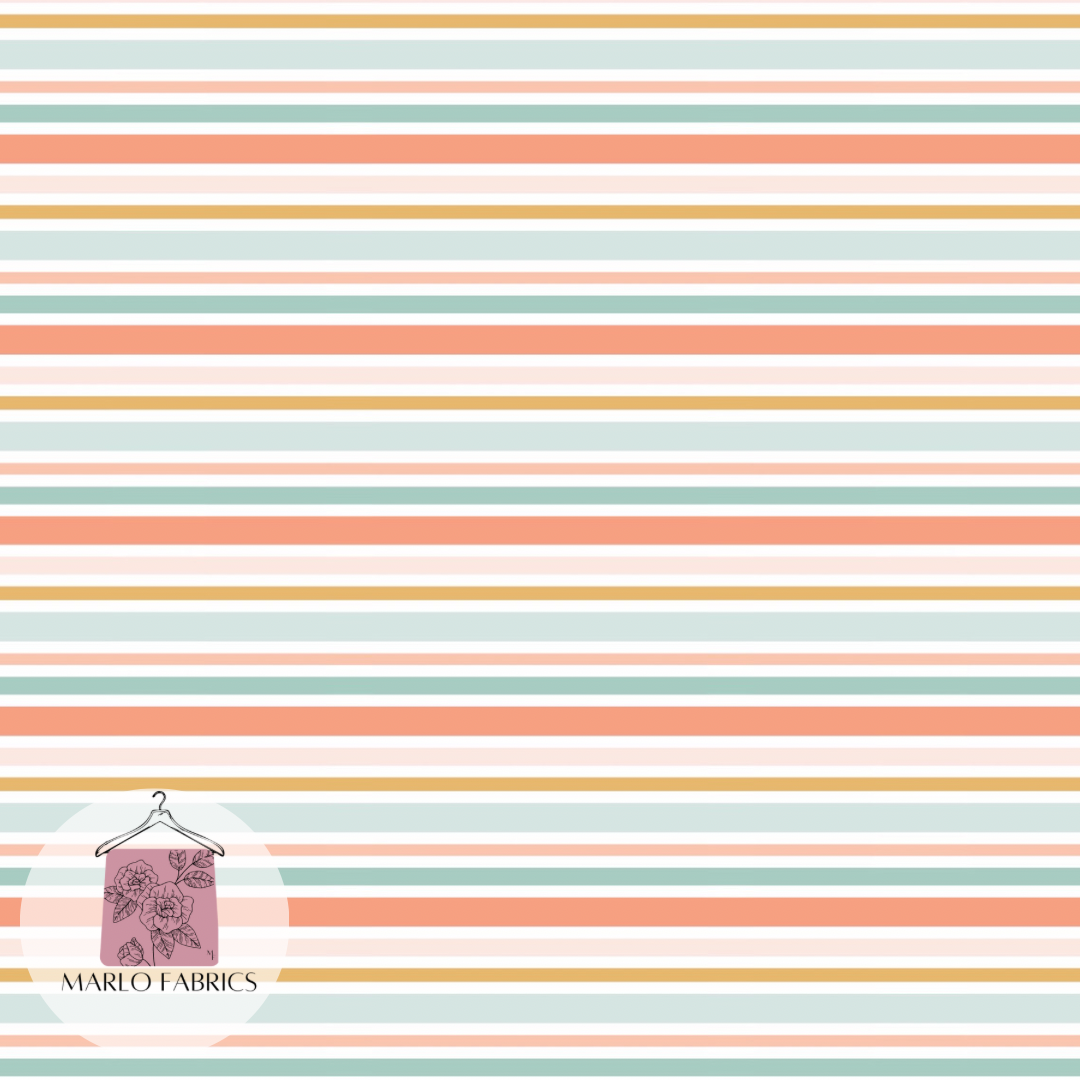 Coral Stripes Horizontal - Pre Order 204