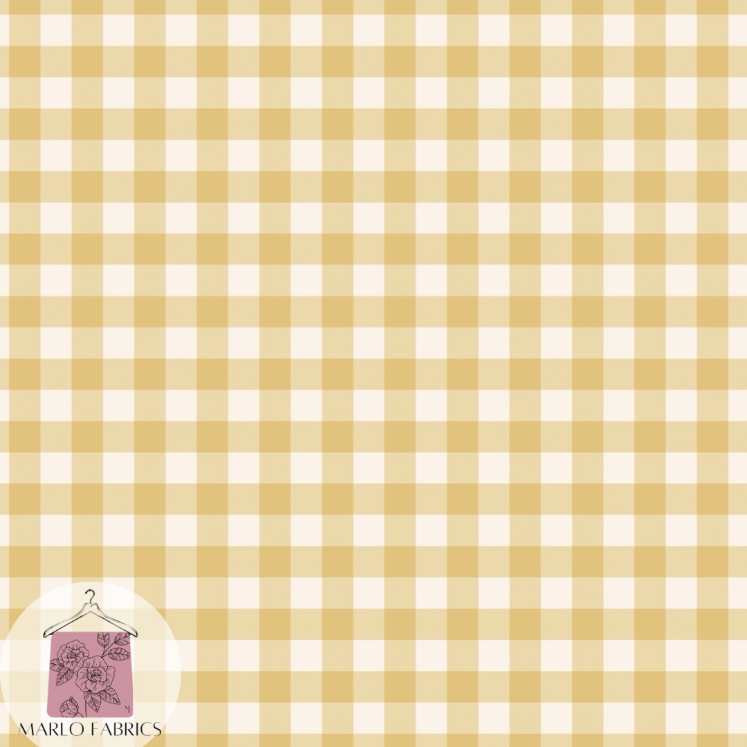 Mustard Gingham- Pre Order 874