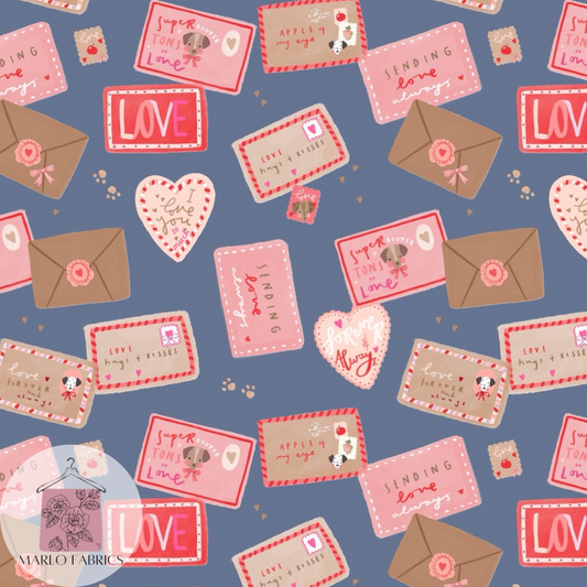 Love Letters - Navy - Pre Order 881