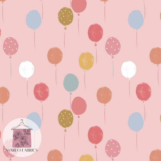 Birthday Balloons- Pink - Pre Order 557