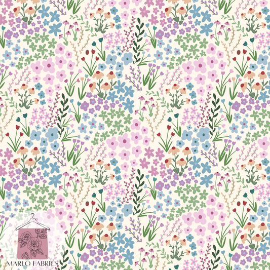 Wren Floral - Lilac - Pre Order 877