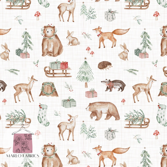 Festive Hickory - Linen - Pre Order 630