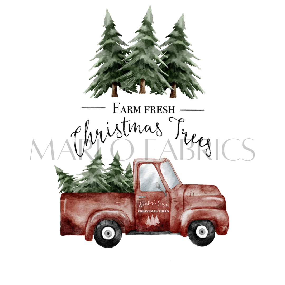 Christmas Truck - Heat Transfer