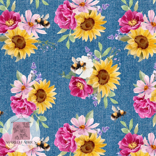 Denim Sunflowers - Pre Order 691