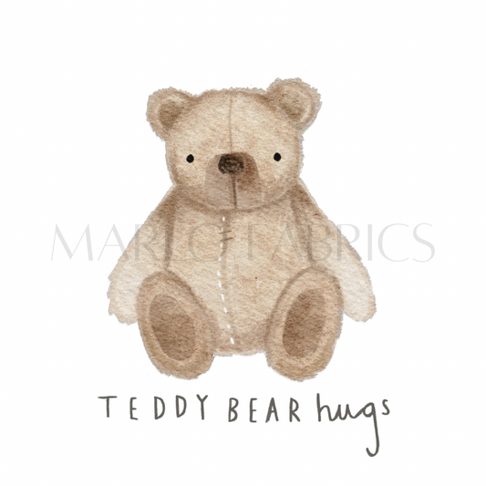 Teddy Bear Hugs - Heat Transfer - IN STOCK