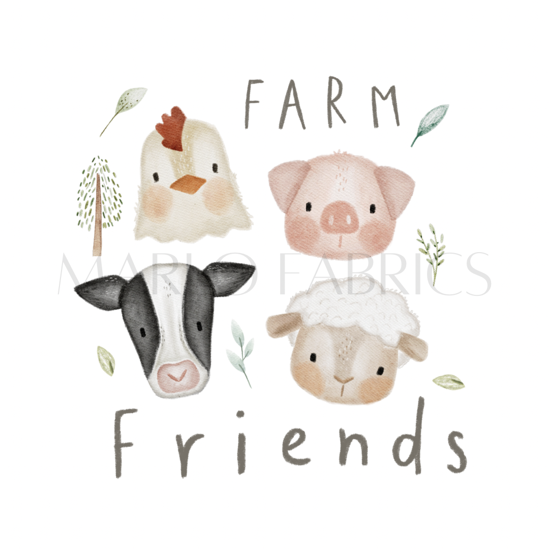 Farm Friends - Heat Transfer - IN STOCK