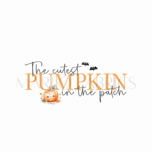 Cutest Pumpkin Heat Transfer