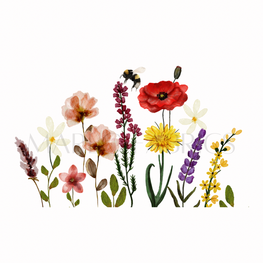 Wildflower Garden  Heat Transfer