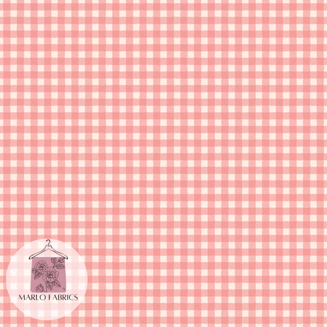 Peach Gingham - Pre Order 201